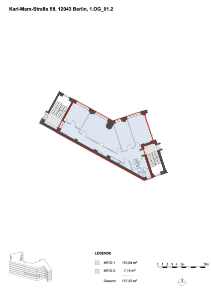 Grundriss 1.OG - Teilung