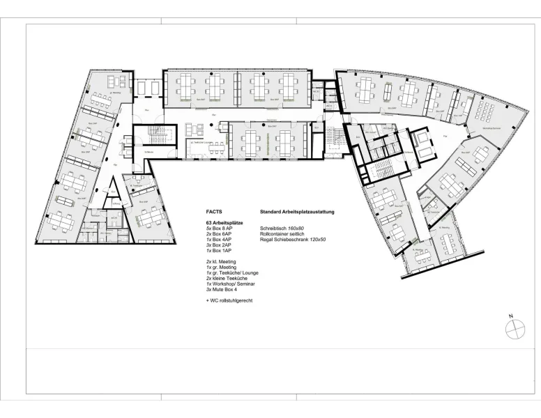 Grundrissvariante Regelgeschoss