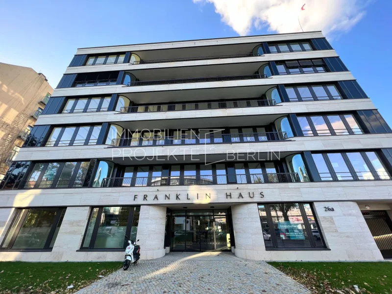 Außenansicht Franklinstraße 26a - Büro/Praxis mieten in Berlin - Exklusive Büroflächen im FRANKLIN HAUS in Charlottenburg mieten - Büros in der Franklinstraße 26a