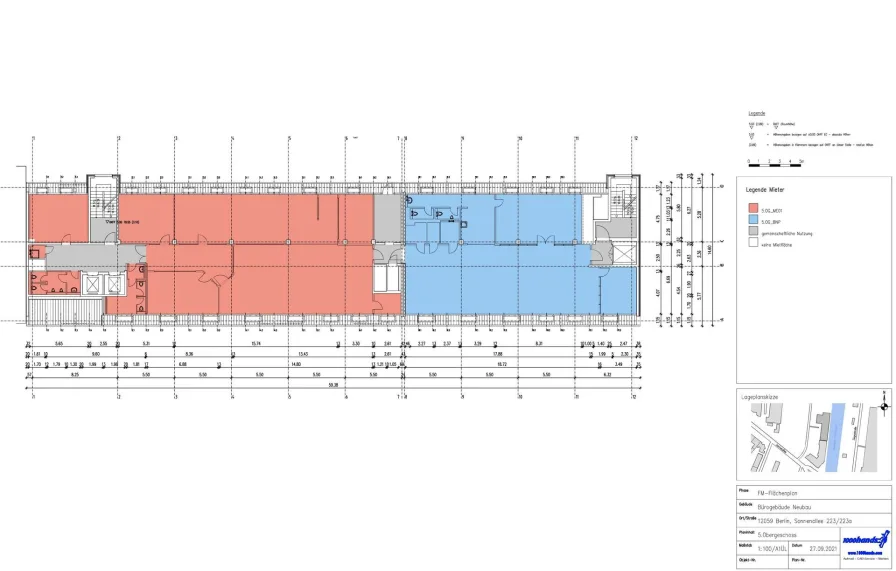 Grundriss 5.OG Neubau - Beispiel