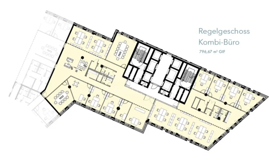 Grundriss 5.OG Kombi-Büro