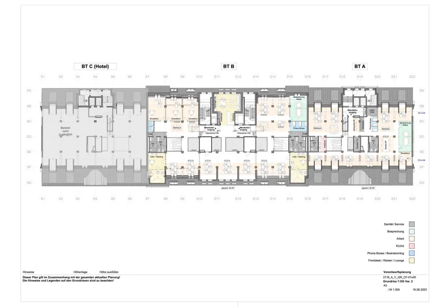 Grundriss 7.OG - Variante 2