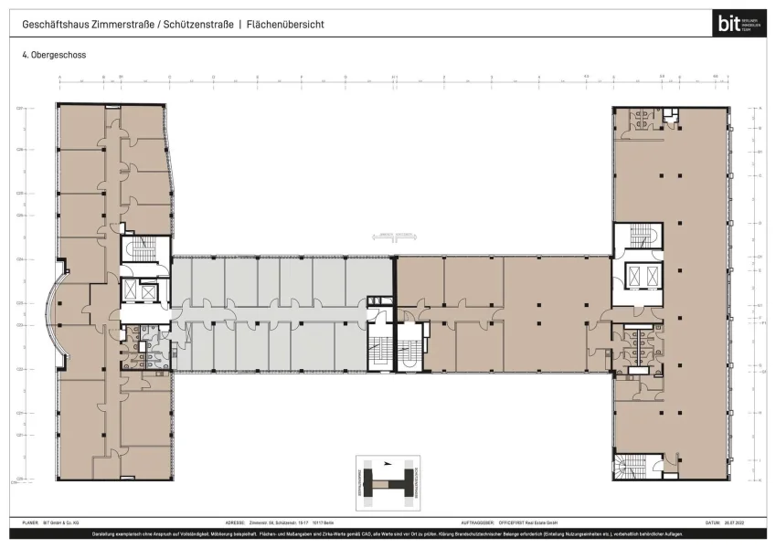 Grundriss 4.OG | Zimmerstraße 56