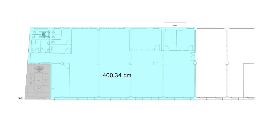 Grundriss 2.OG Teilfläche 400,34 m²