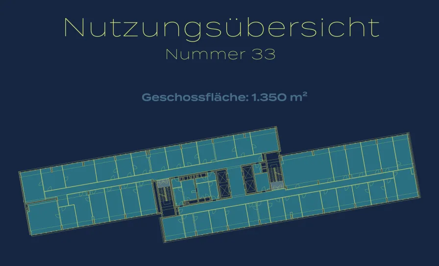 Grundriss und Nutzungsübersicht Nummer 33