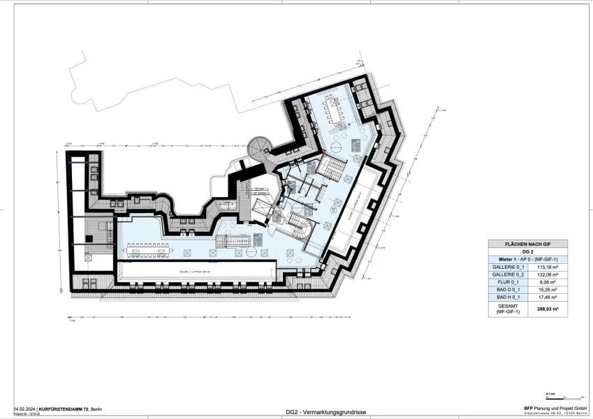 Grundriss DG Variante 1