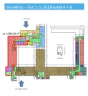 Grundriss 1.UG - Flur 1 - Bauteil A+B