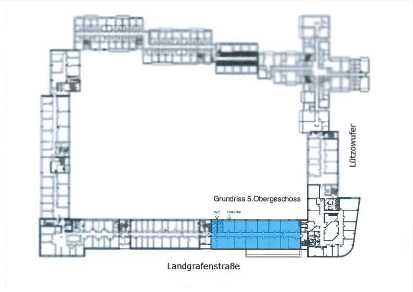 Grundriss Landgrafenstraße 14 - 5.OG