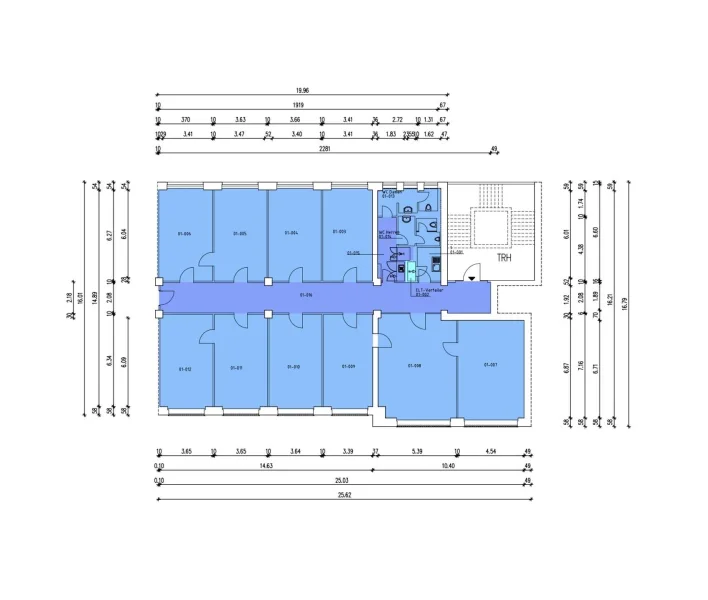 Grundriss 2.OG mit ca. 347,50m²