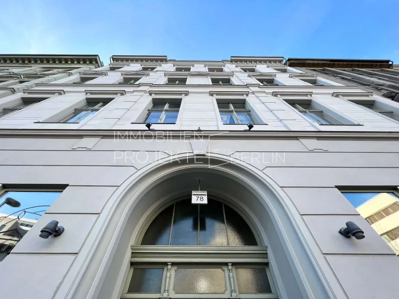 Außenansicht Mauerstraße 78 - Büro/Praxis mieten in Berlin - Büro mieten in Mitte in der Mauerstraße 78 #Büroflächen #Büroetage #Bürohaus #MitteBüro #OfficeSpace