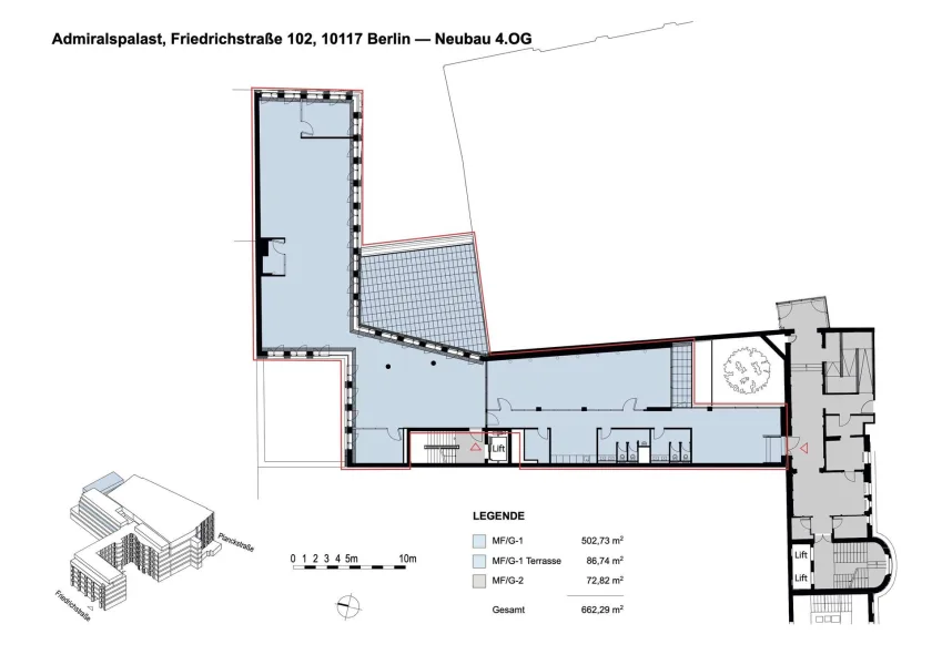 Grundriss 4.OG - Neubau