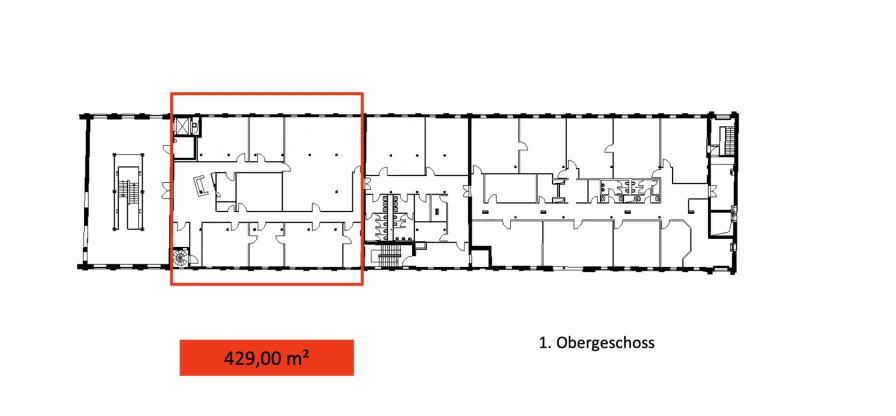 Grundriss 1.OG - Alte Meierei