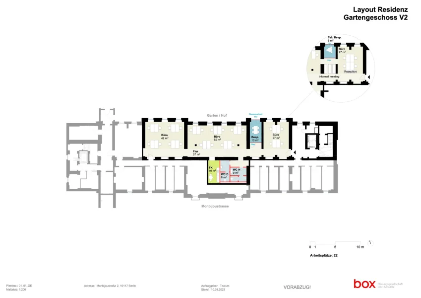 Grundriss Gartengeschoss