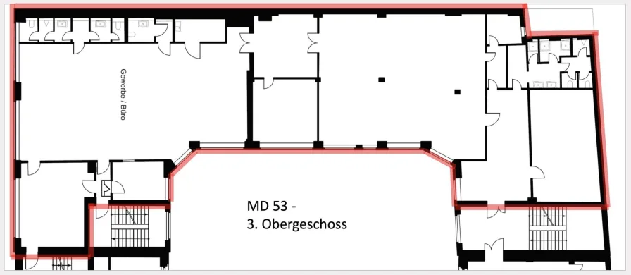 Grundriss 3.OG - Mehringdamm 53