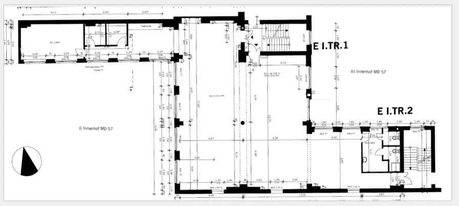 Grundriss 2.OG - Mehringdamm 57