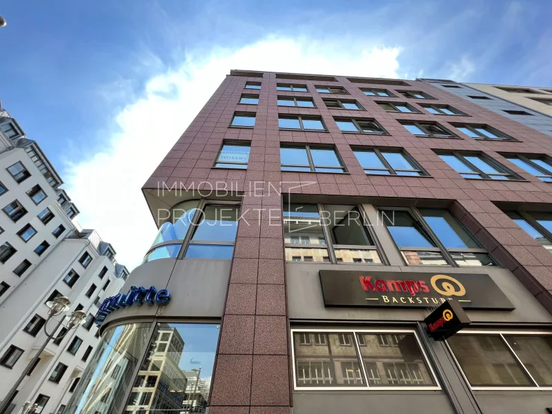 Außenansicht Friedrichstraße 185 - Büro/Praxis mieten in Berlin - Büroetage mieten im Kontorhaus Mitte - Büro mieten in Berlin-Mitte in der Friedrichstraße 185 #Büro