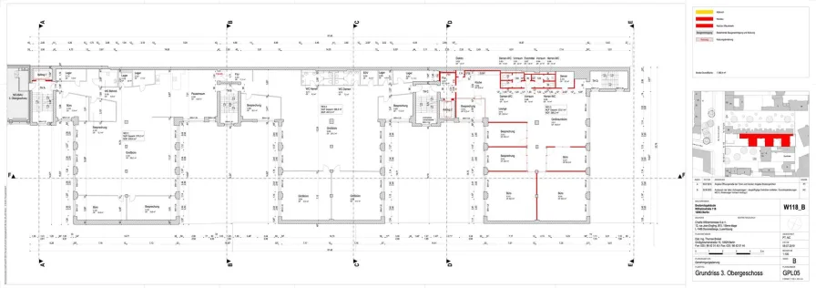 Grundriss 3.OG - Block A+B