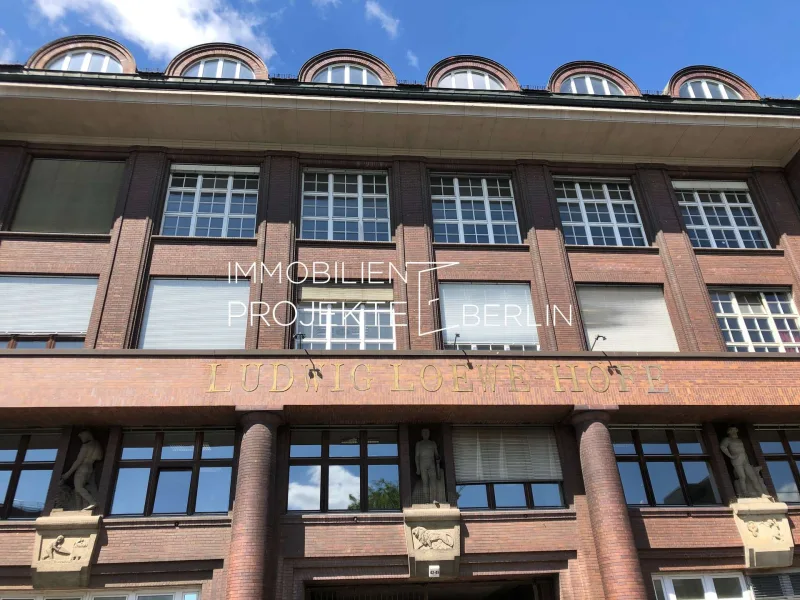 Außenansicht Wiebestraße 42-45 - Büro/Praxis mieten in Berlin - Produktionsfläche mit Industrie-Charakter mieten Moabit in der Wiebestraße 42-45 - Ludwig Loewe Höfe