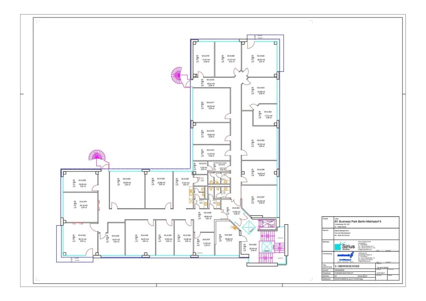 Grundriss 3.OG - 313,78 qm