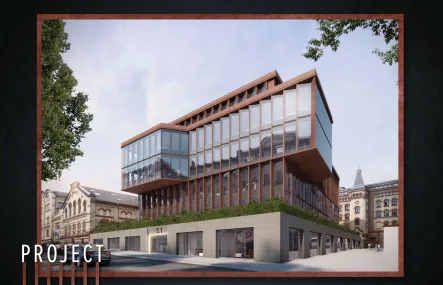 Außenansicht Twenty One Visualisierung - Büro/Praxis mieten in Berlin - Büroflächen im BüroNeubau mieten - Projektentwicklung in Prenzlauer Berg - #secretobject #offmarket