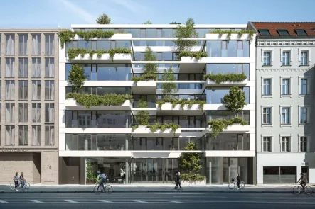 Außenansicht Lietzenburger Straße 76 - SILVA - Büro/Praxis mieten in Berlin - SILVA Berlin Büros mieten Lietzenburger Straße 76 in Charlottenburg #Bürohaus #GreenOffice #Silva