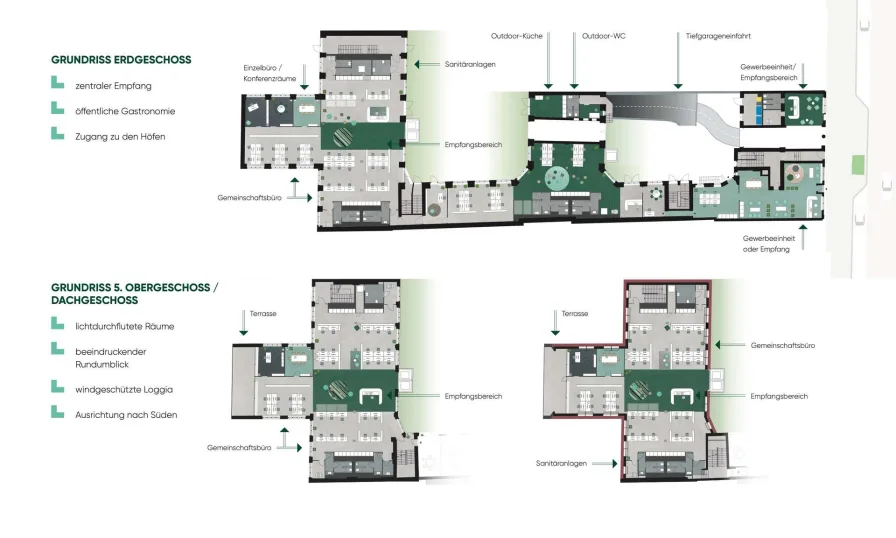 Grundriss EG + DG