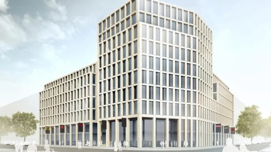 Außenansicht Müllerstraße 12 - Büro/Praxis mieten in Berlin - Modernes Büro- und Geschäftshaus in der Müllerstraße 12 im Wedding - Büroflächen mieten in Berlin