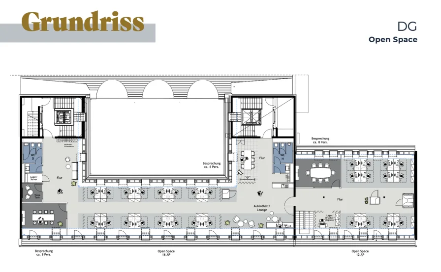 Grundriss DG | Open Space