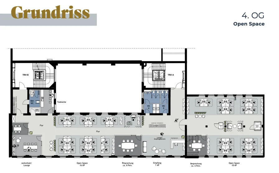 Grundriss 4.OG | Open Space