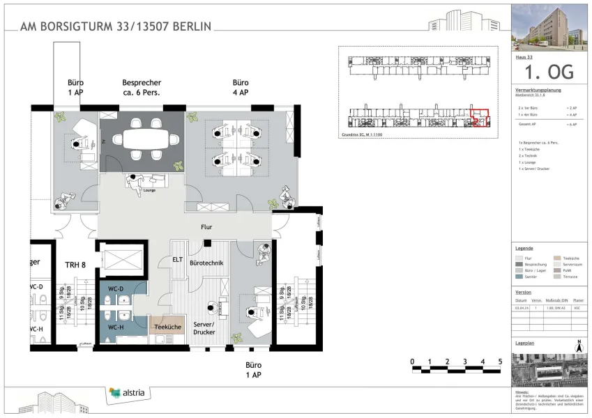 Grundriss 1.OG - Haus 33