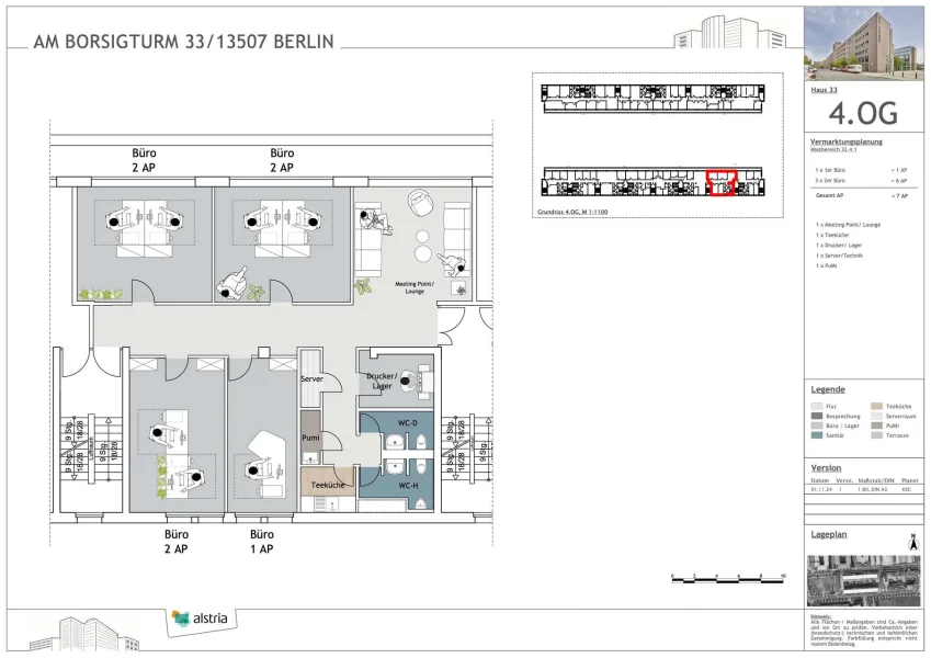 Grundriss 4.OG - Haus 33