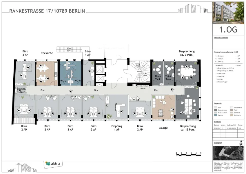 Grundriss 1.OG - 413qm