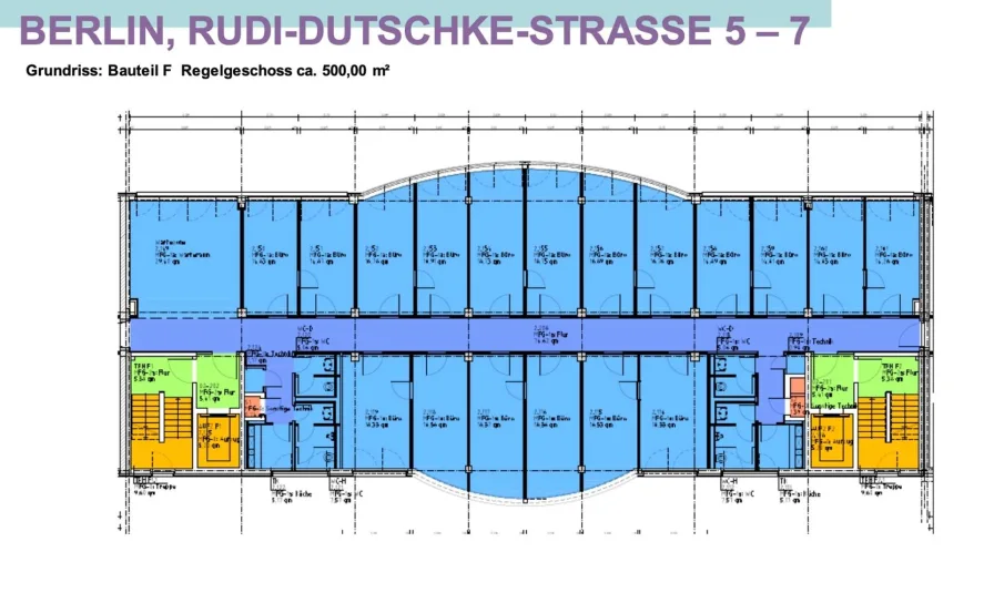 Grundriss Bauteil F