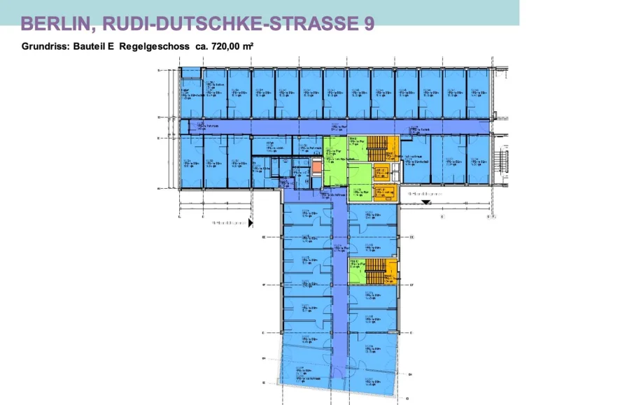 Grundriss Bauteil E