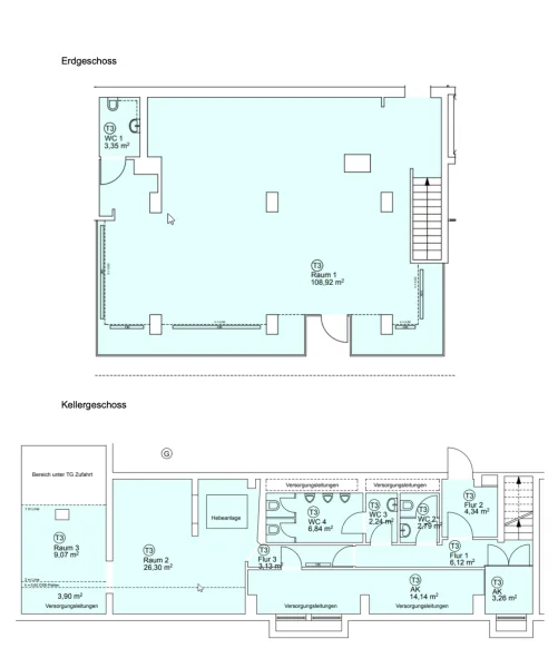 Grundriss EG + KG