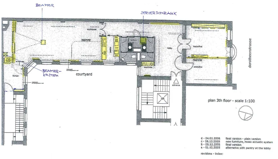 Grundriss 3.OG - West