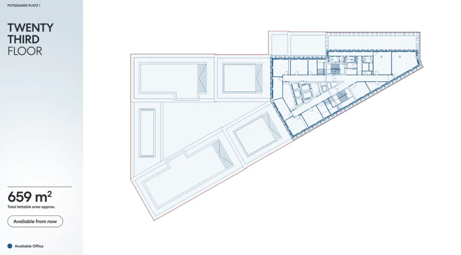 Grundriss 23.OG