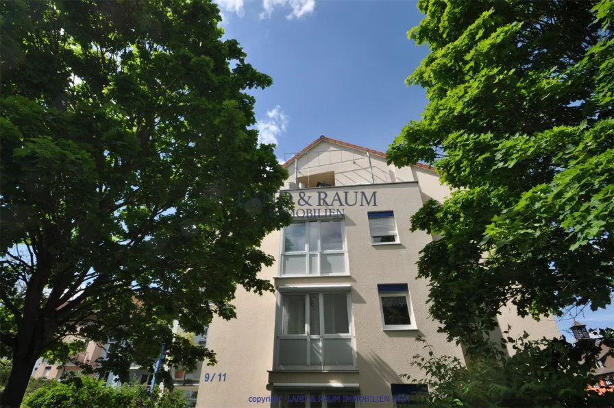 Terrasse von unten