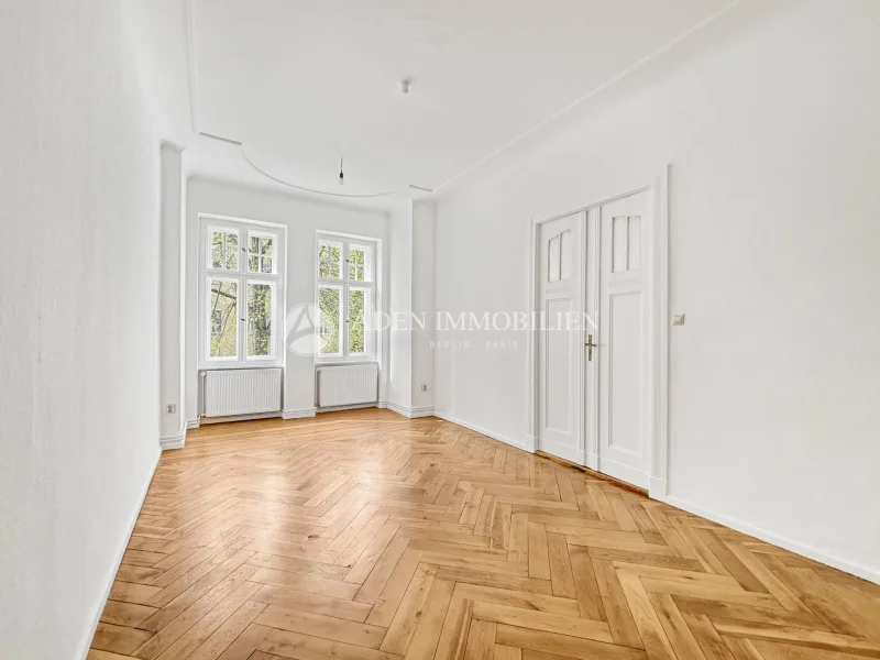 Zimmer 2 - Wohnung kaufen in Berlin - Geräumige & bezugsfreie helle 4 Zimmer in gepflegtem Altbau ! Ruhiglage in Berlin-Oberschöneweide !