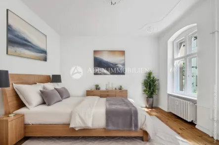 Staging zimmer 2 (29) - Wohnung kaufen in Berlin - Bezugsfrei : elegante 2-Zimmer-Altbauwohnung mit Einbauküche in Wilmersdorf !