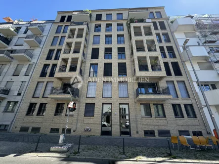 Fassade - Wohnung mieten in Berlin Friedrichshain - Top-moderne 96 m² Neubauwohnung in Friedrichshain – Voll möbliert und bezugsfertig