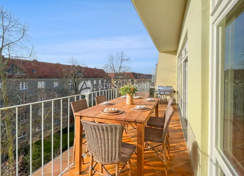 5c2c4e88-bdd4-4b03-af05-120d0266e880 - Wohnung kaufen in Berlin - Bezugsfreie DG-Wohnung in Berlin-Steglitz: 3 Zimmer, 69m², Südterrasse mit Blick auf den Markusplatz