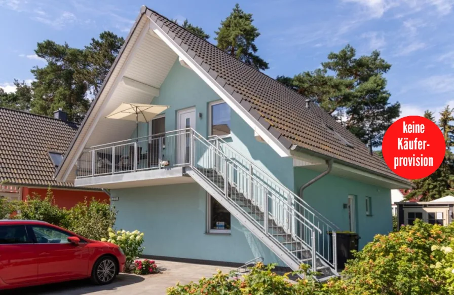 Hausansicht - Haus kaufen in Röbel/Müritz - RESERVIERT! Haus mit barrierefreier Ferienwohnung an der Müritz in Röbel + zweite Ferienwohnung