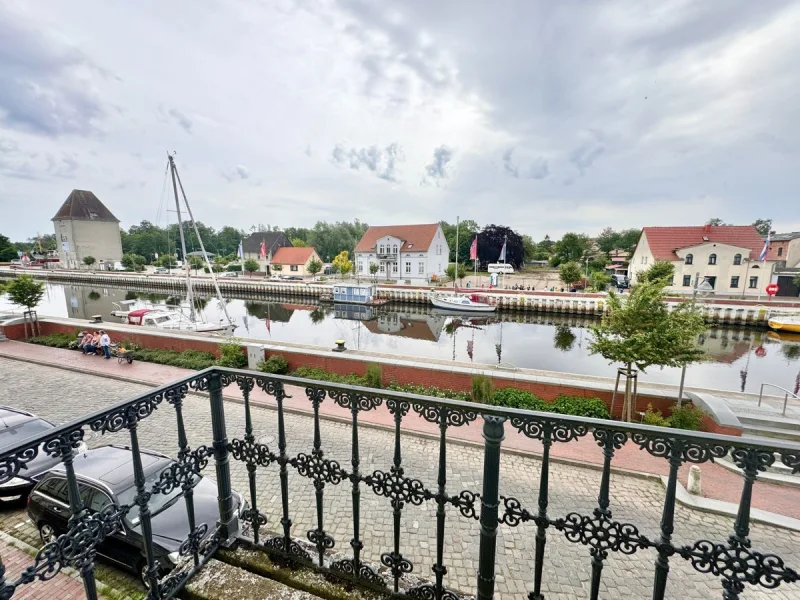 Blick vom Balkon