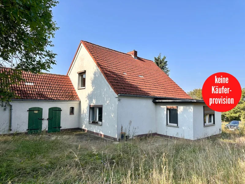 Einfamiliehaus in Grambow - Haus kaufen in Grambow - HORN IMMOBILIEN ++ Haus in Grambow bei Löcknitz mit großem Grundstück