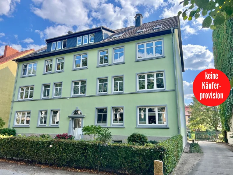 4-Raum Dachgeaschosswohnung - Wohnung kaufen in Neubrandenburg - HORN IMMOBILIEN++ Neubrandenburg, 4-Raum Dachgeschosswohnung mit großer Dachterrasse, Kamin und 2 Stellplätzen