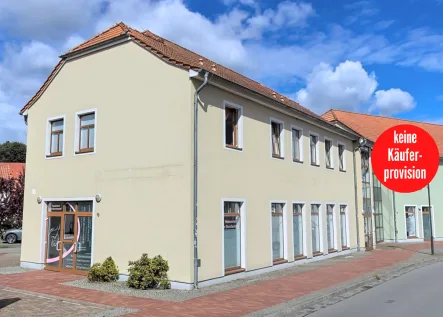 Gewerbeeinheit - Büro/Praxis kaufen in Burg Stargard - HORN IMMOBILIEN++ Burg Stargard, gepflegte Gewerbeimmobilie im EG mit 2 Stellplätzen -barrierefrei-