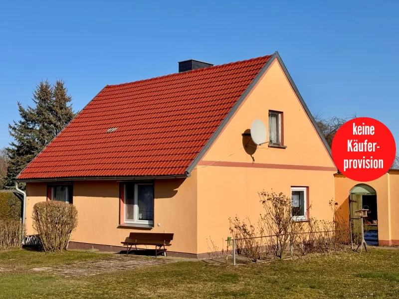 Hausansicht - Haus kaufen in Staven / Rossow - HORN IMMOBILIEN ++ Haus in Rossow bei Neverin und ca. 10 km bis Neubrandenburg