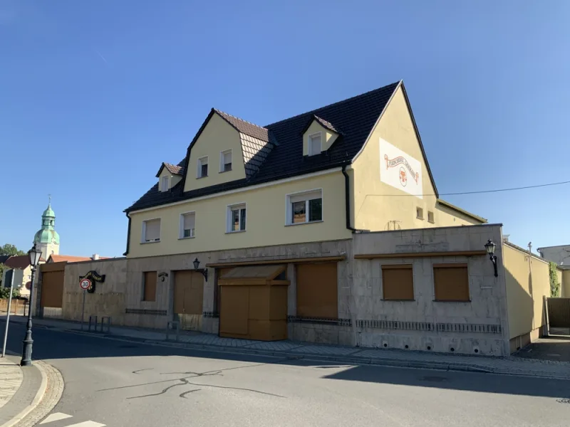 Geschäftshaus - Haus kaufen in Ruhland - Gewerbe und Wohnen mit Anschluss an die BAB 13