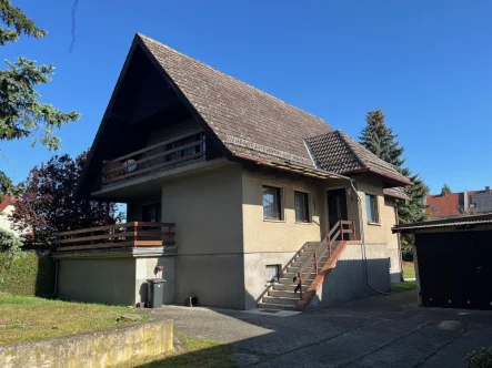 Ansicht Wohnhaus - Haus kaufen in Müllrose - Großzügiges Einfamilienhaus mit Seeblick